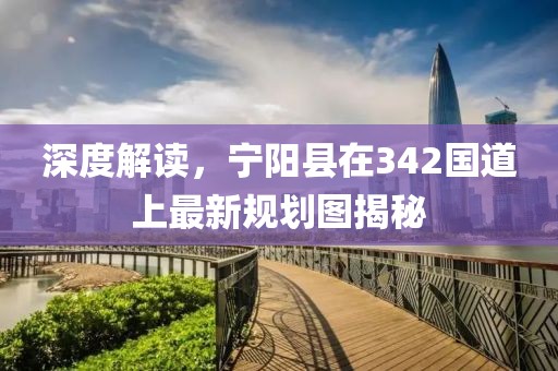 深度解读，宁阳县在342国道上最新规划图揭秘