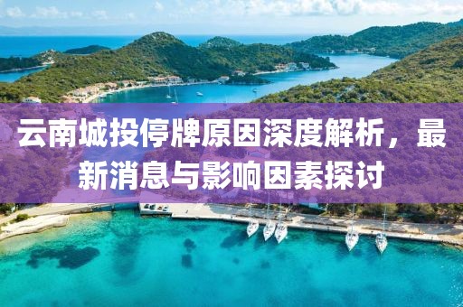 云南城投停牌原因深度解析，最新消息与影响因素探讨