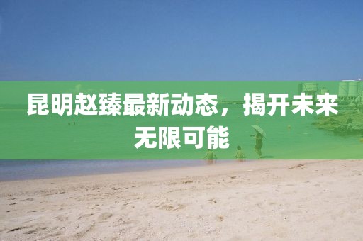 昆明赵臻最新动态，揭开未来无限可能