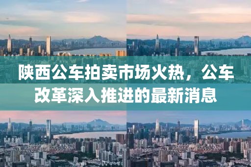 陕西公车拍卖市场火热，公车改革深入推进的最新消息