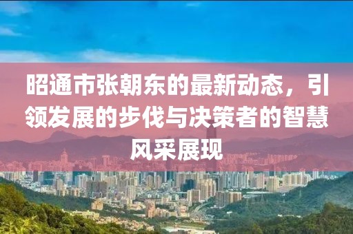 昭通市张朝东的最新动态，引领发展的步伐与决策者的智慧风采展现