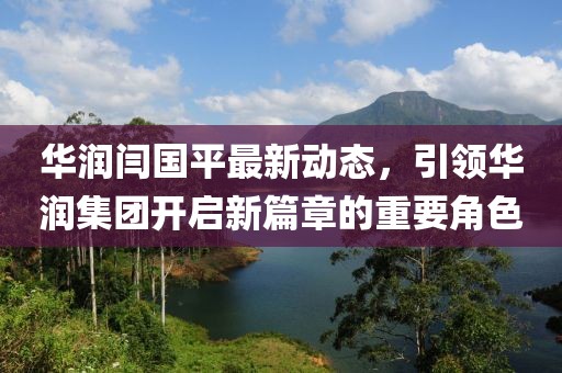 华润闫国平最新动态，引领华润集团开启新篇章的重要角色