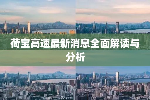 荷宝高速最新消息全面解读与分析