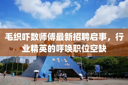 毛织吓数师傅最新招聘启事，行业精英的呼唤职位空缺