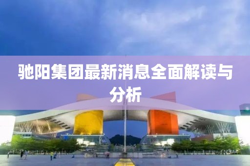 驰阳集团最新消息全面解读与分析
