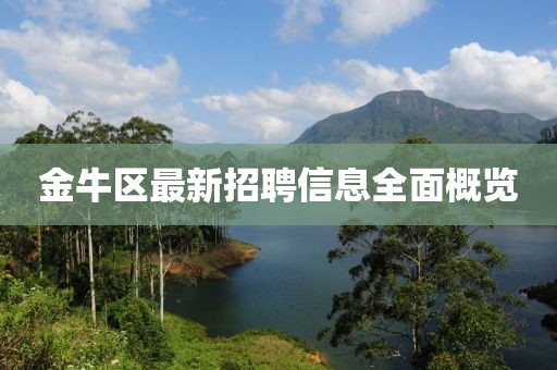 金牛区最新招聘信息全面概览