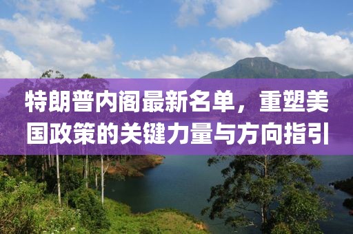 特朗普内阁最新名单，重塑美国政策的关键力量与方向指引