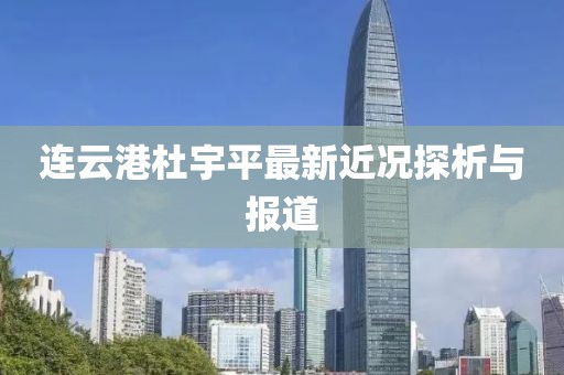 连云港杜宇平最新近况探析与报道
