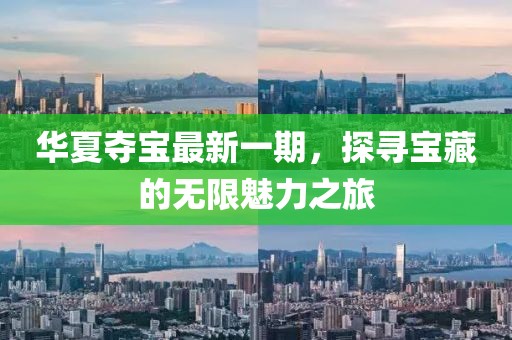 华夏夺宝最新一期，探寻宝藏的无限魅力之旅