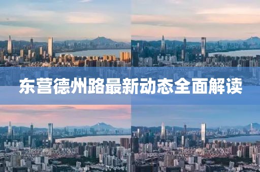 东营德州路最新动态全面解读
