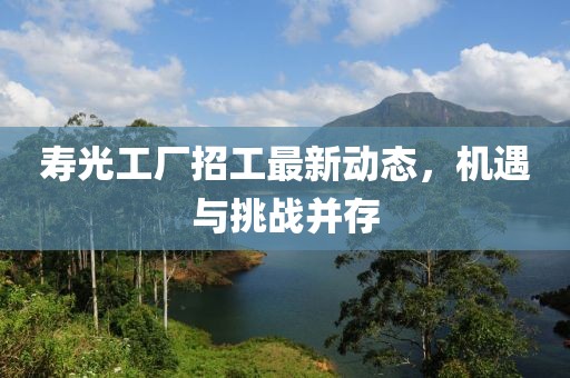 寿光工厂招工最新动态，机遇与挑战并存