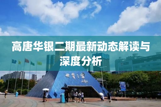 高唐华银二期最新动态解读与深度分析