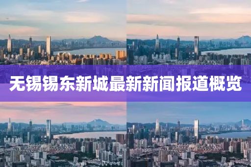 无锡锡东新城最新新闻报道概览