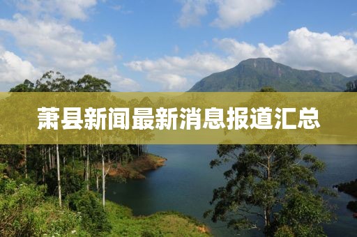 萧县新闻最新消息报道汇总
