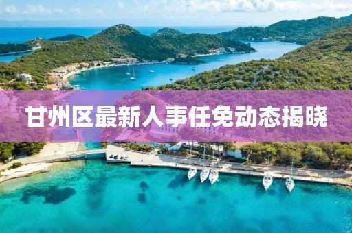 甘州区最新人事任免动态揭晓