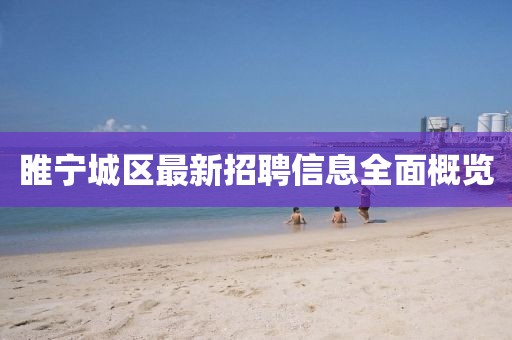 睢宁城区最新招聘信息全面概览