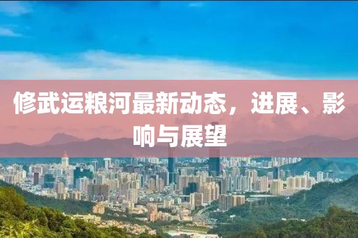 修武运粮河最新动态，进展、影响与展望