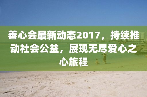 善心会最新动态2017，持续推动社会公益，展现无尽爱心之心旅程