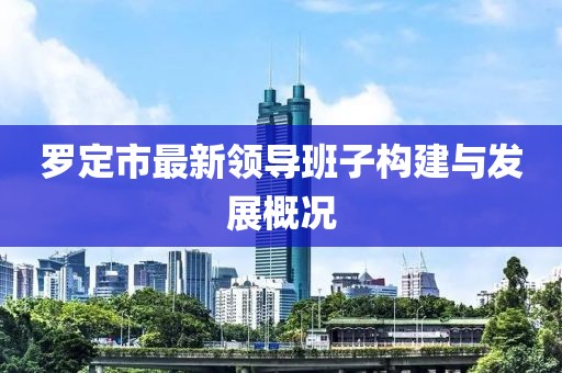 罗定市最新领导班子构建与发展概况