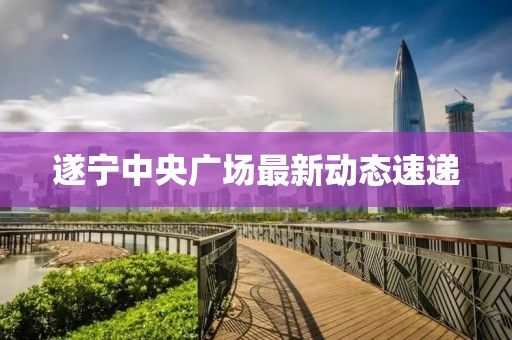 遂宁中央广场最新动态速递
