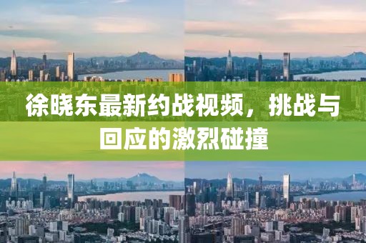 徐晓东最新约战视频，挑战与回应的激烈碰撞