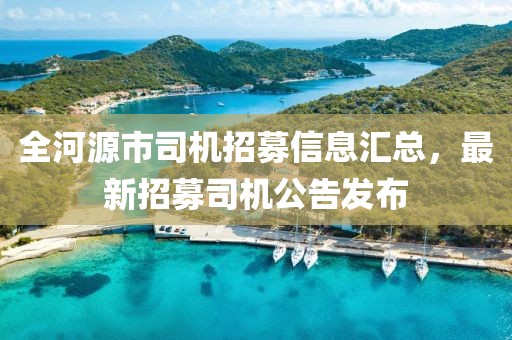 全河源市司机招募信息汇总，最新招募司机公告发布