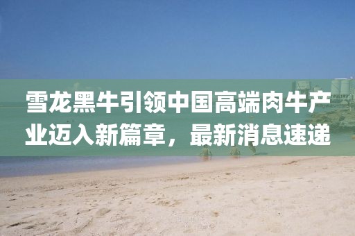 雪龙黑牛引领中国高端肉牛产业迈入新篇章，最新消息速递