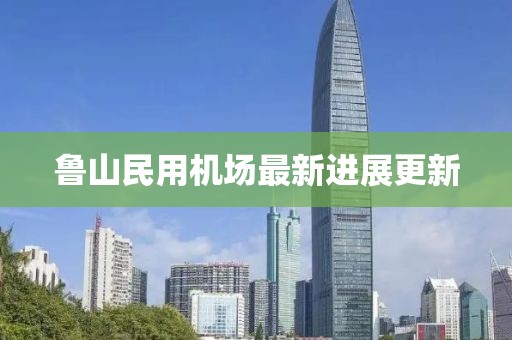 鲁山民用机场最新进展更新