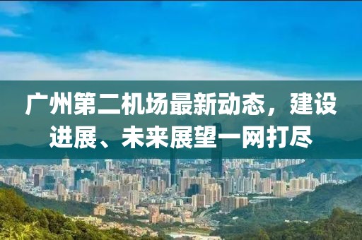 广州第二机场最新动态，建设进展、未来展望一网打尽