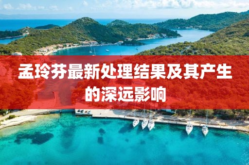 孟玲芬最新处理结果及其产生的深远影响