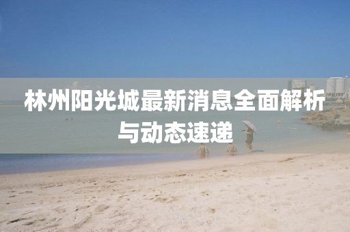 林州阳光城最新消息全面解析与动态速递