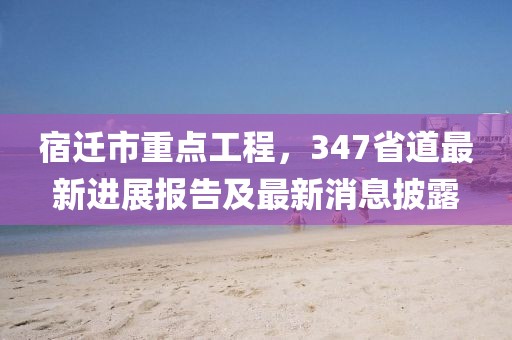 宿迁市重点工程，347省道最新进展报告及最新消息披露