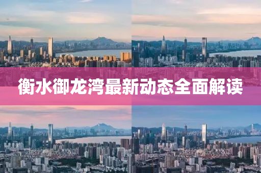 衡水御龙湾最新动态全面解读