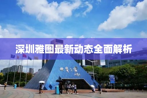 深圳雅图最新动态全面解析