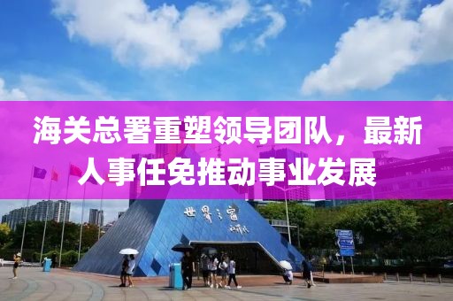 海关总署重塑领导团队，最新人事任免推动事业发展