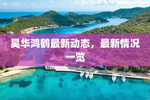 昊华鸿鹤最新动态，最新情况一览