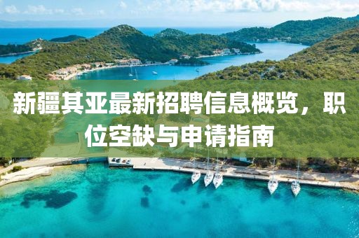 新疆其亚最新招聘信息概览，职位空缺与申请指南