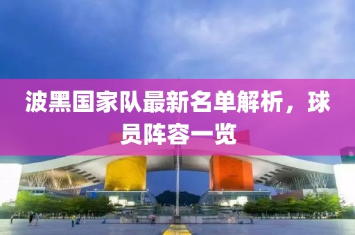 波黑国家队最新名单解析，球员阵容一览