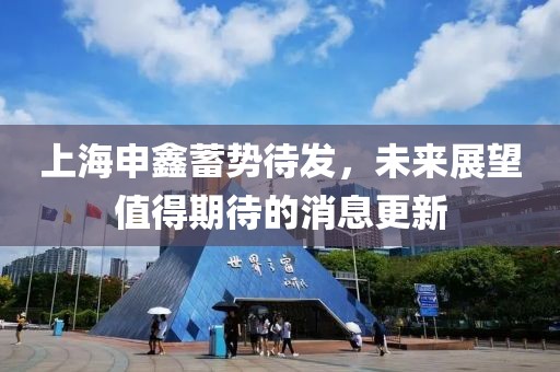 上海申鑫蓄势待发，未来展望值得期待的消息更新