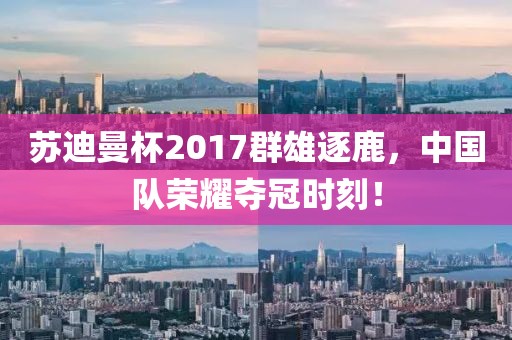 苏迪曼杯2017群雄逐鹿，中国队荣耀夺冠时刻！