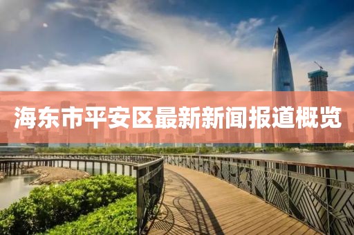 海东市平安区最新新闻报道概览