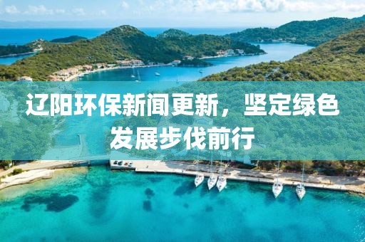 辽阳环保新闻更新，坚定绿色发展步伐前行