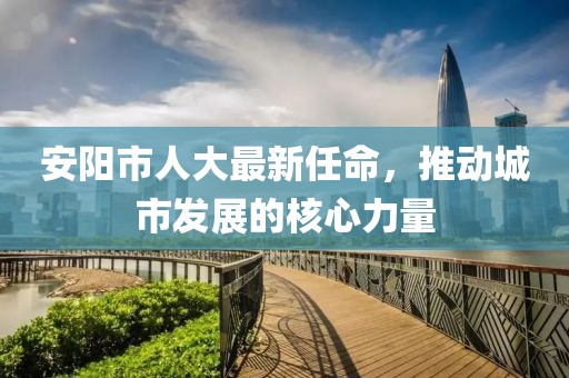 安阳市人大最新任命，推动城市发展的核心力量