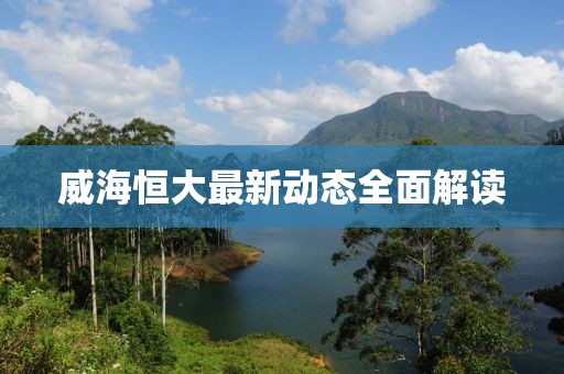 威海恒大最新动态全面解读