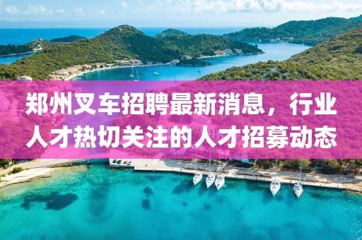 郑州叉车招聘最新消息，行业人才热切关注的人才招募动态