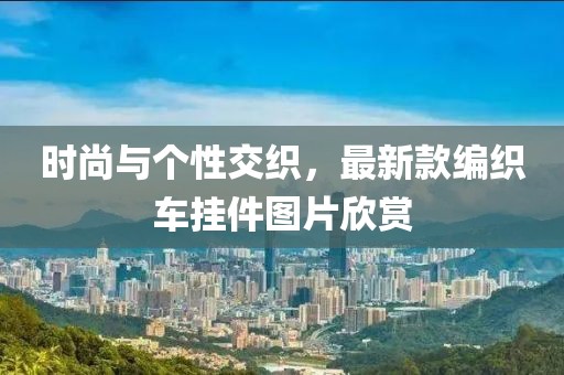 时尚与个性交织，最新款编织车挂件图片欣赏