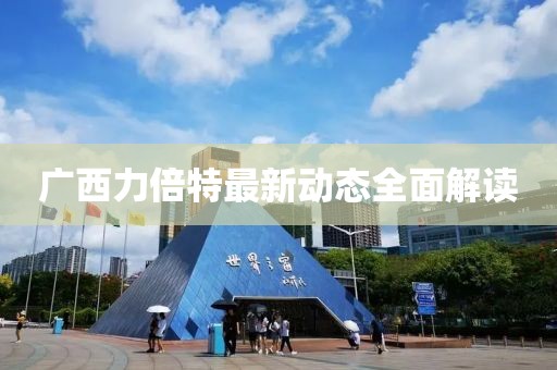 广西力倍特最新动态全面解读