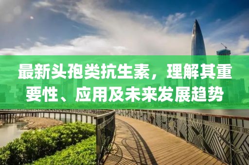 最新头孢类抗生素，理解其重要性、应用及未来发展趋势