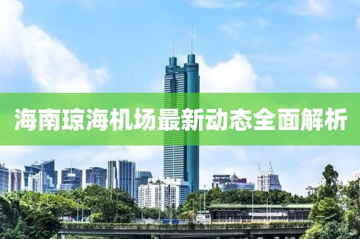 海南琼海机场最新动态全面解析