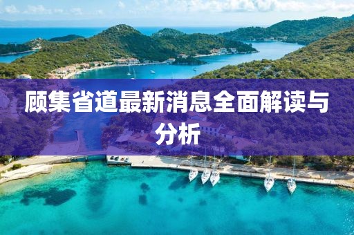 顾集省道最新消息全面解读与分析